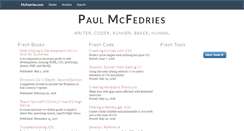 Desktop Screenshot of mcfedries.com